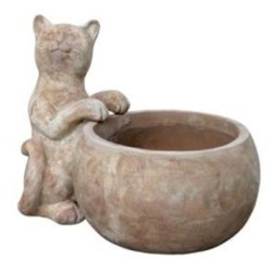 Déco chat avec pot