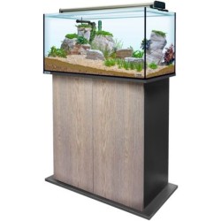 SERA AquaTank 128 L Fixture 90 cm avec meuble sous aquarium 6 couleurs aux choix